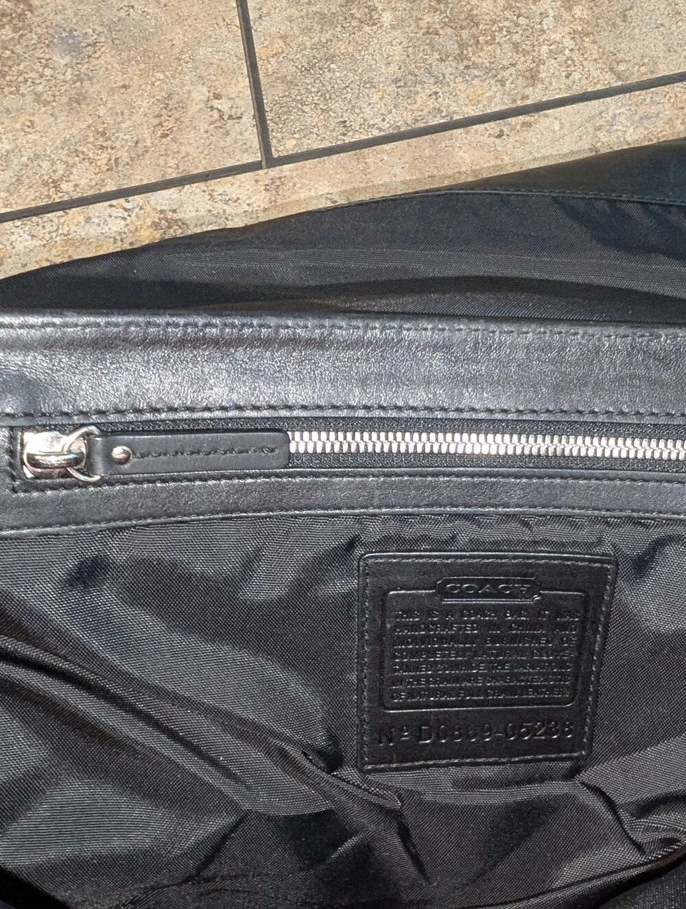 Coach Logan Leather Briefcase 5238